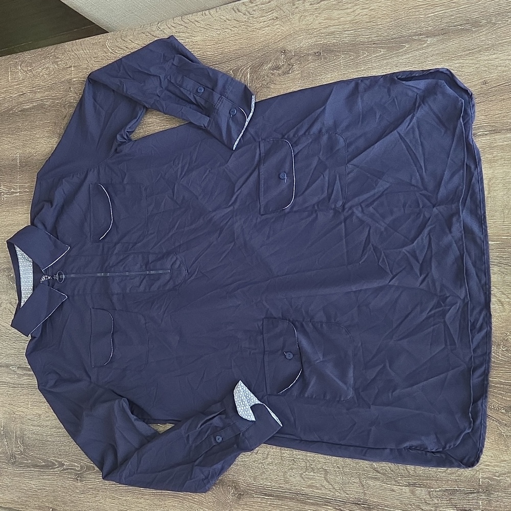 NEW! SUN50 Zip Cover-Up Dress UPF 50+ - Sun Protection Beach Cover Up Dress - Picture 3 of 12